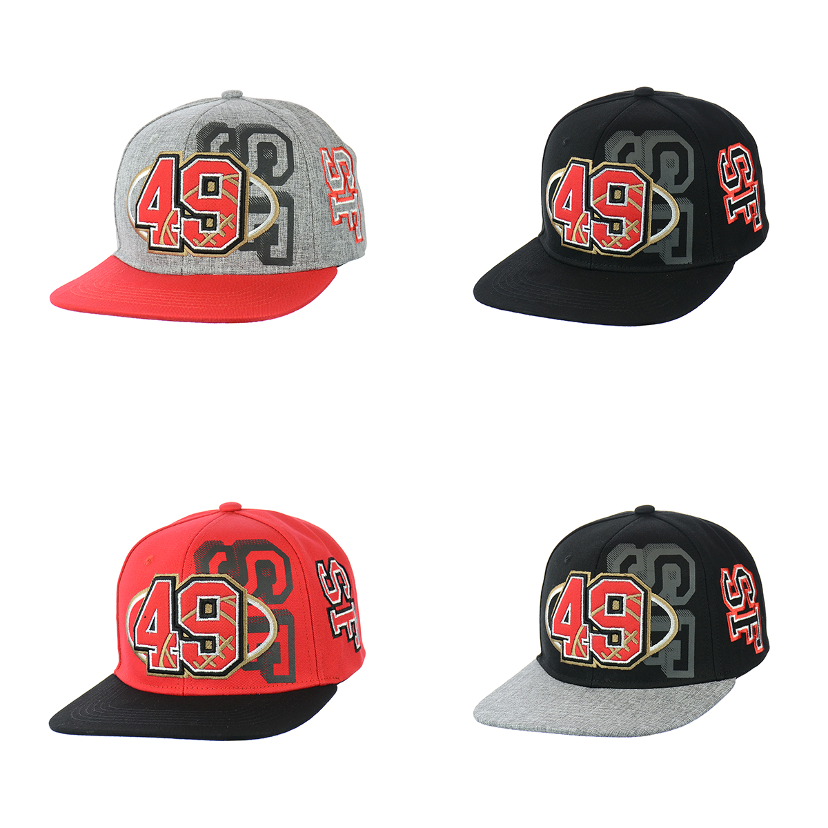 SF Hat Embroidered Snapback Hat