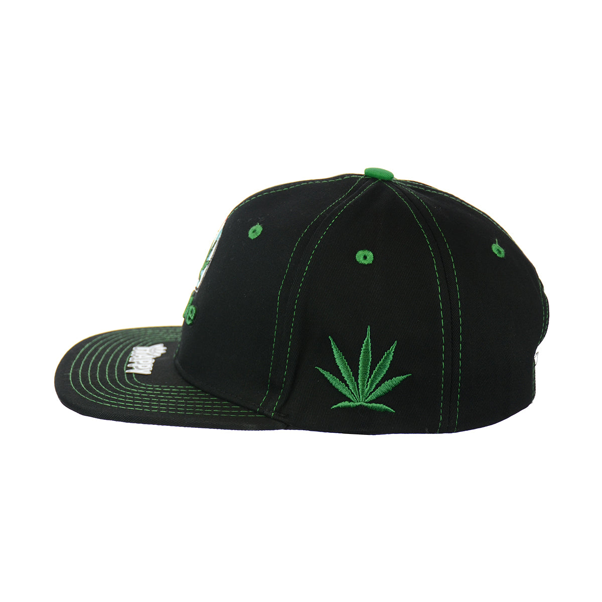 DOPE LEAF Embroidered Snapback Hat 100% Cotton