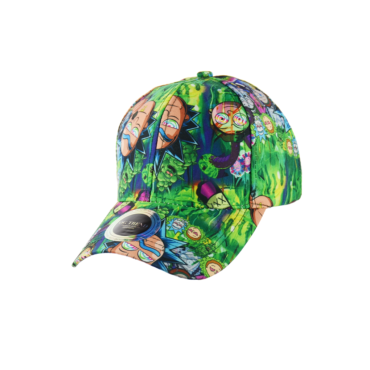 Ricky Print Baseball Hat Snapback - 100% Polyester