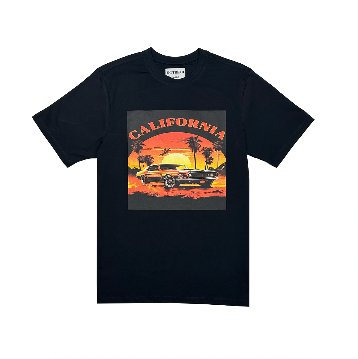 CALIFORNIA Half Sleeve T-shirt Printed