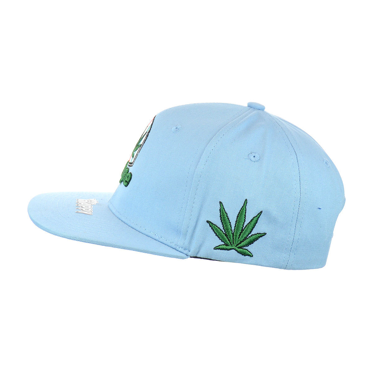 DOPE LEAF Embroidered Snapback Hat 100% Cotton