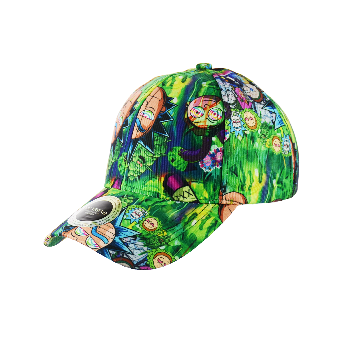Ricky Print Baseball Hat Snapback - 100% Polyester