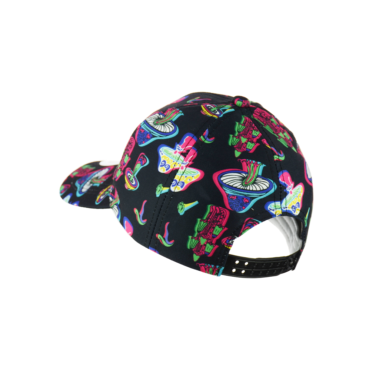 Mushrooms Print Baseball Hat Snapback - 100% Polyester