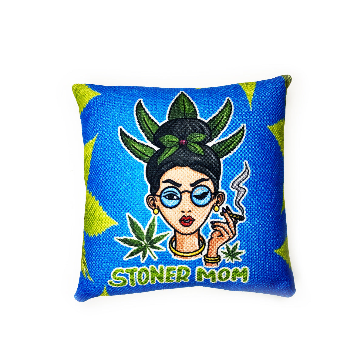 Handloom Stoner Mom Printed Cushions Size 1.5ft x 1.5ft