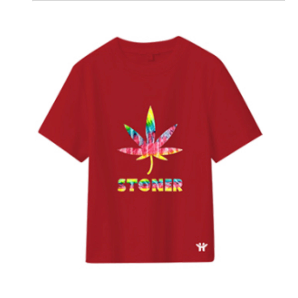 Stoner Design Red Polyester Short Sleeve T-Shirt - Pack of 6 Units 1S,1M, 1L, 1XL, 2XL, 3XL