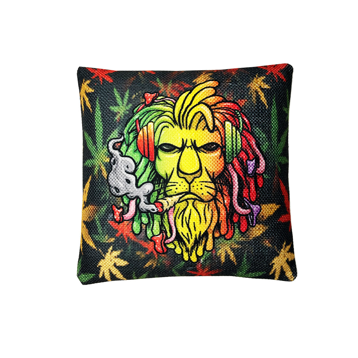 Handloom Lion Printed Cushions Size 1.5ft x 1.5ft