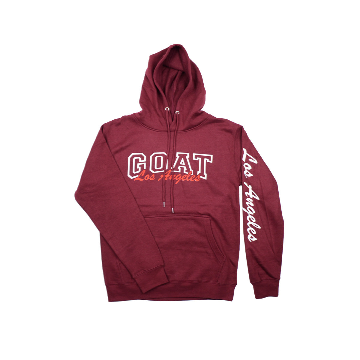 Burgundy Hoodie "GOAT"
