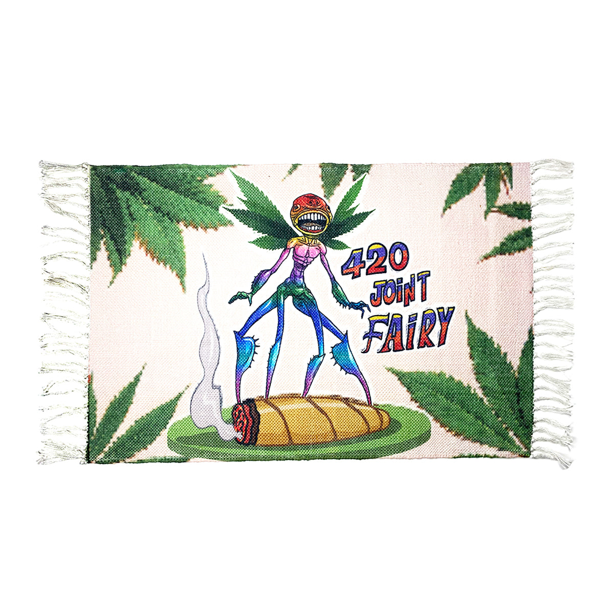 Handloom Printed 420 Joint Fairy Art Design Doormat Size 2ft x 3ft