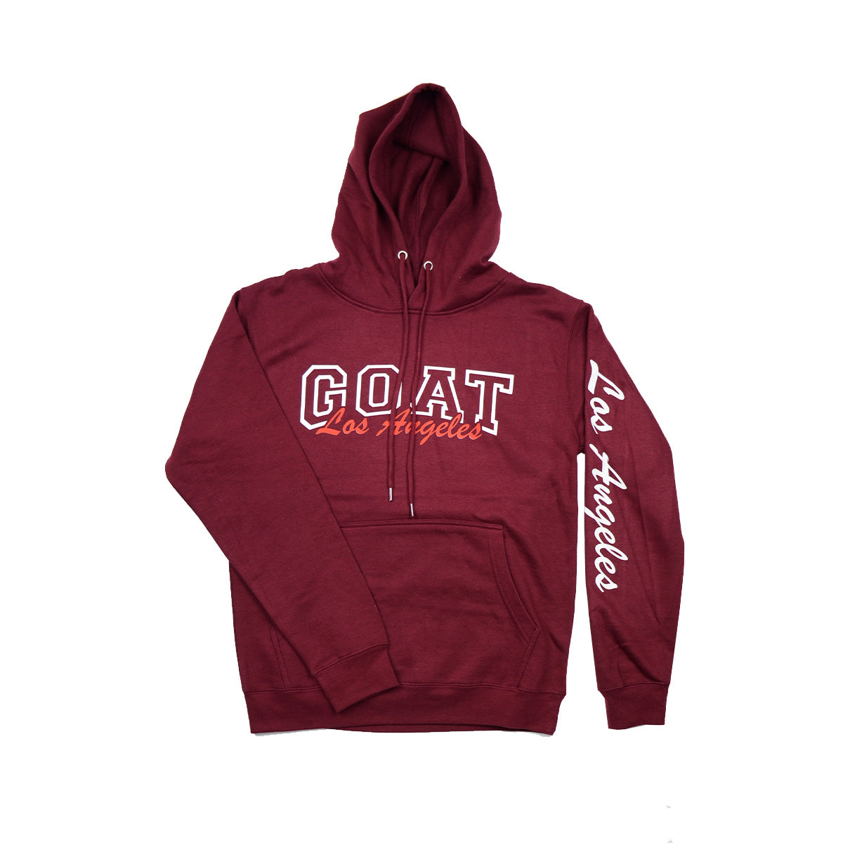 Burgundy Hoodie "GOAT"