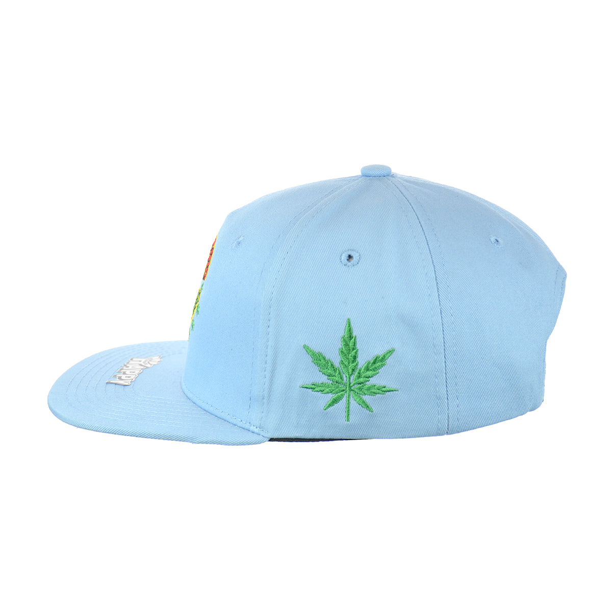 DO NOT PANIC Leaf Embroidered Snapback Hat 100% Cotton