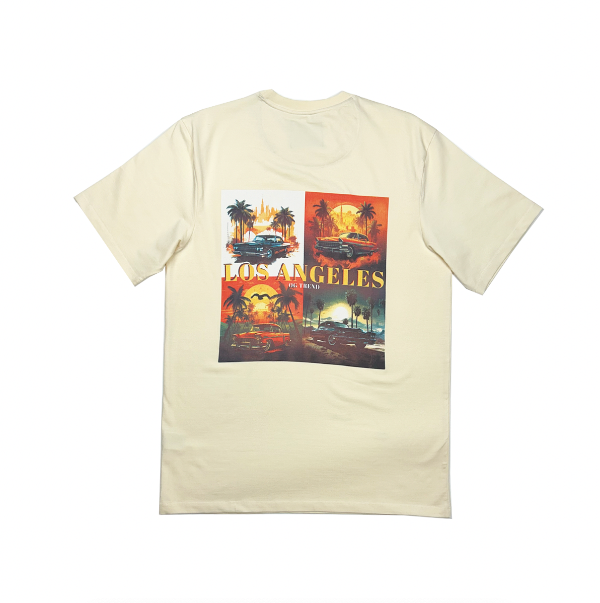 LOS ANGELES Half Sleeve T-shirt Printed