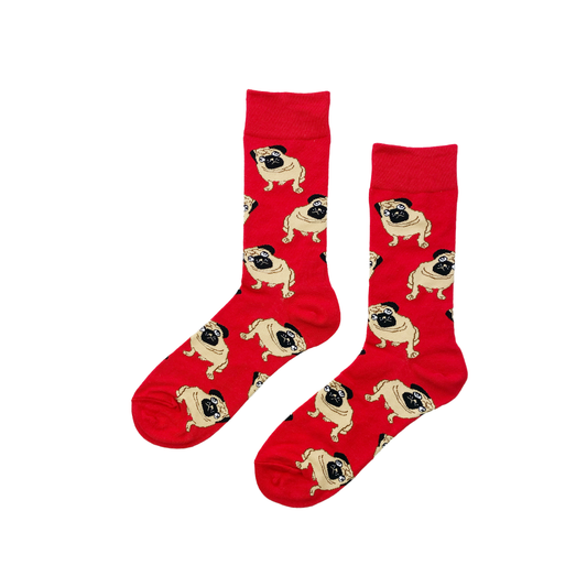 RED FRENCHIE Socks Fits All