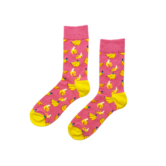 PINK BANANA Socks Fits All